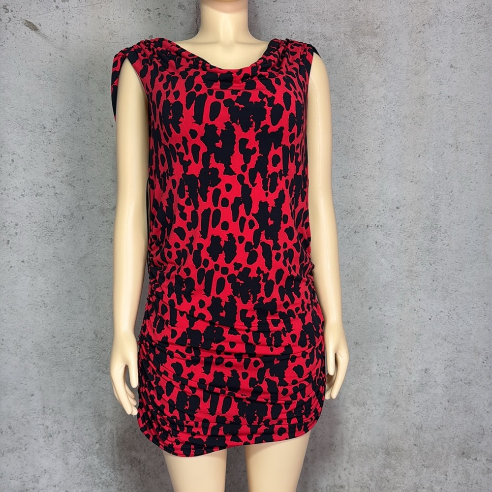 Michael Kors Bodycon Leopard print dress sz 14 - Picture 2 of 10